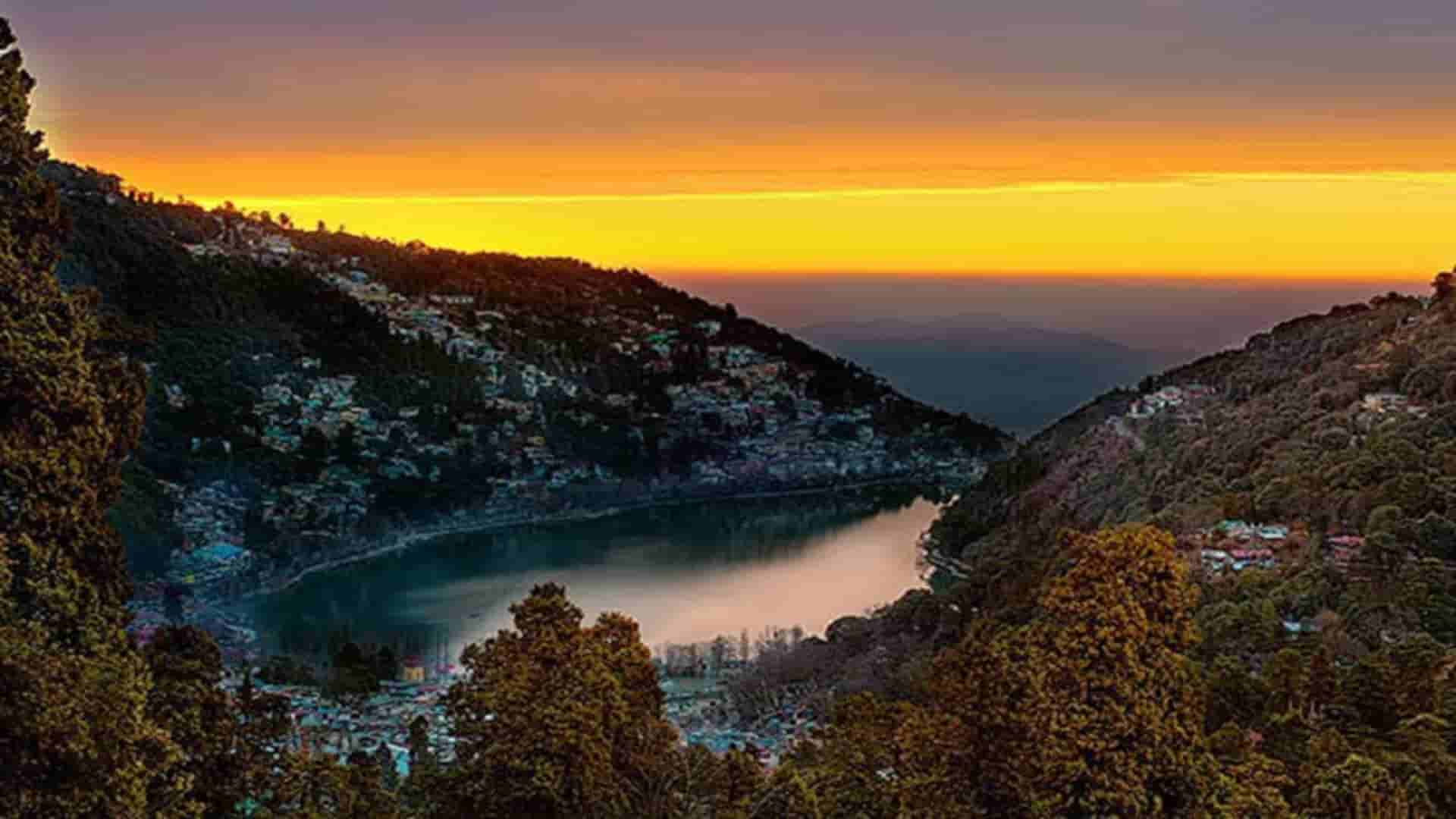 India Travel | Pictures: Morning light naini lake nainital